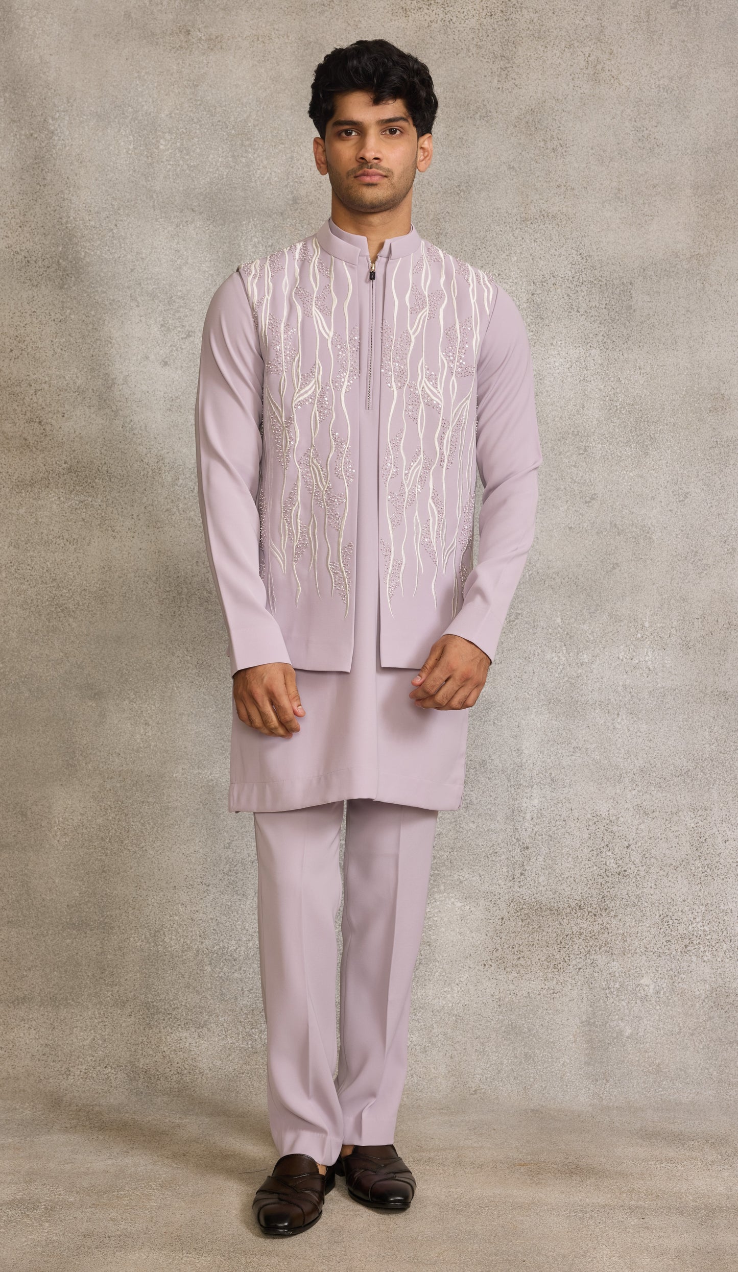 Lilac Colour Bundi Set (ME-MBUS_2756)