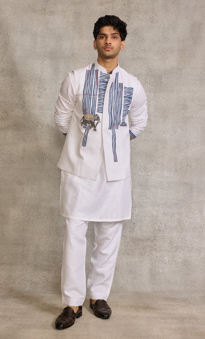 Cream Colour Bundi Set(ME-MBUS_JK 1772)