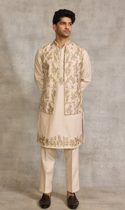 Ivory Colour Bundi Set(ME-MBUS_JK  921)