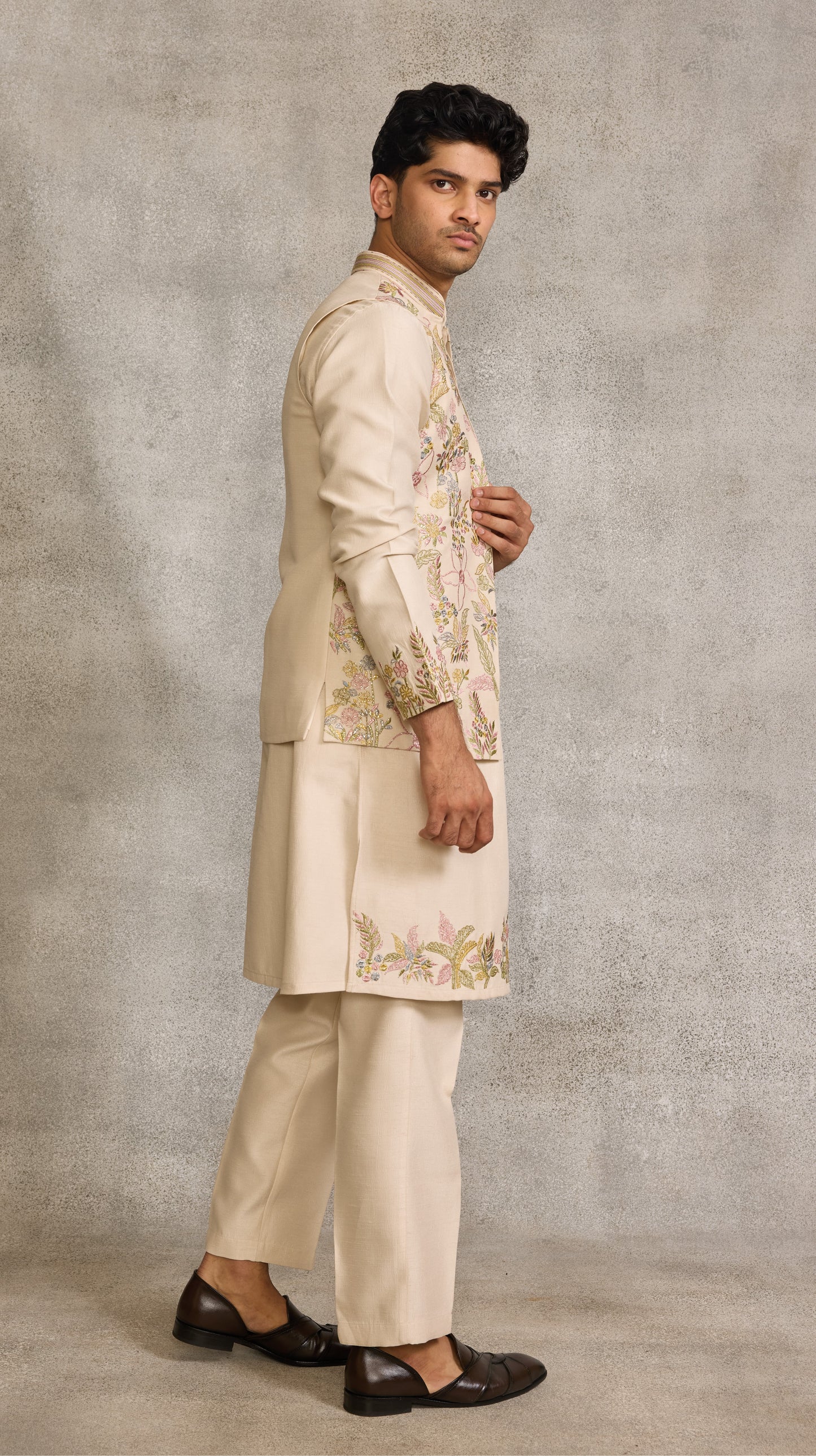 Ivory Colour Bundi Set(ME-MBUS_JK  921)