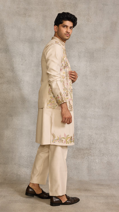 Ivory Colour Bundi Set(ME-MBUS_JK  921)