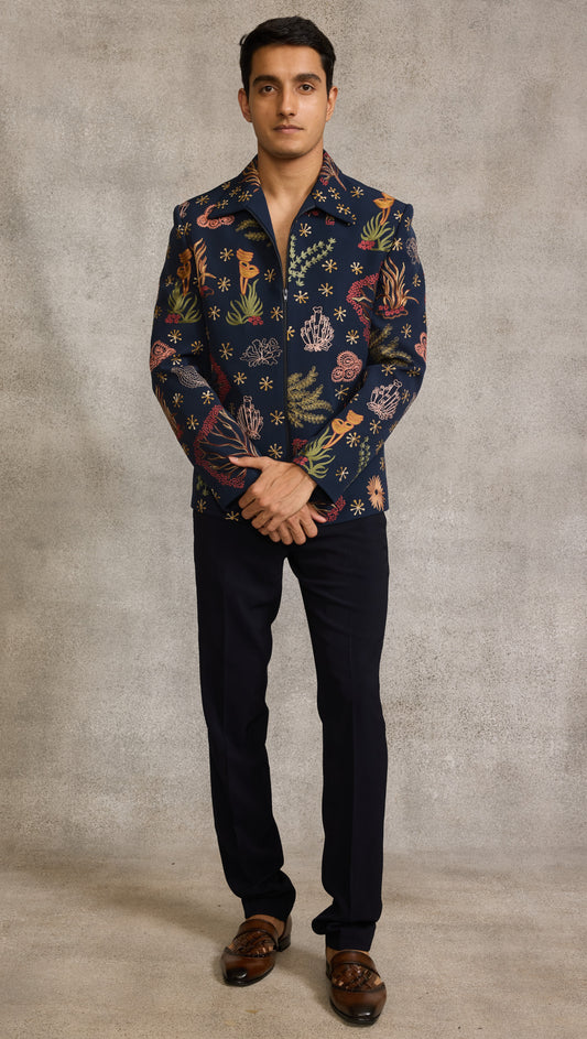 Navy Blue Colour Bomber Jacket(ME-MINW_4719.195.2)