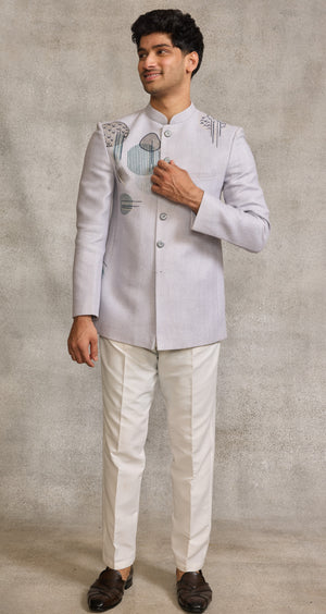 Grey Colour Jodhpuri(ME-MJOD_JP 1743 NK)