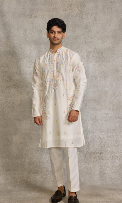 Cream Colour Kurta Set(ME-MKUS_SK 059)