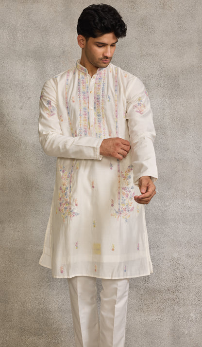 Cream Colour Kurta Set(ME-MKUS_SSK 35)