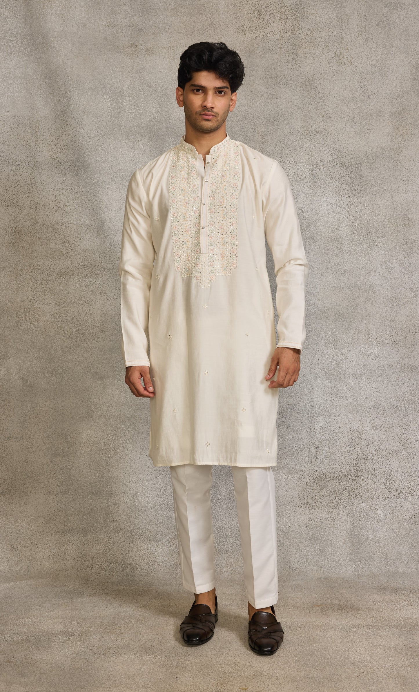 Cream Colour Kurta Set(ME-MKUS_SUD 04)