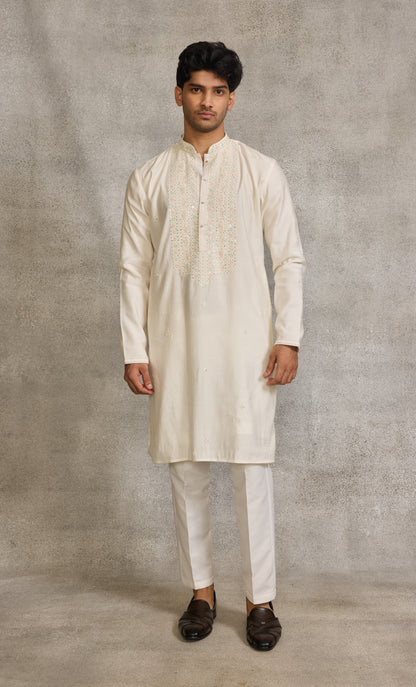 Cream Colour Kurta Set(ME-MKUS_SUD 04)