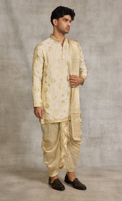 Gold Colour Dhoti Set(ME-MKUS_DHOTI)