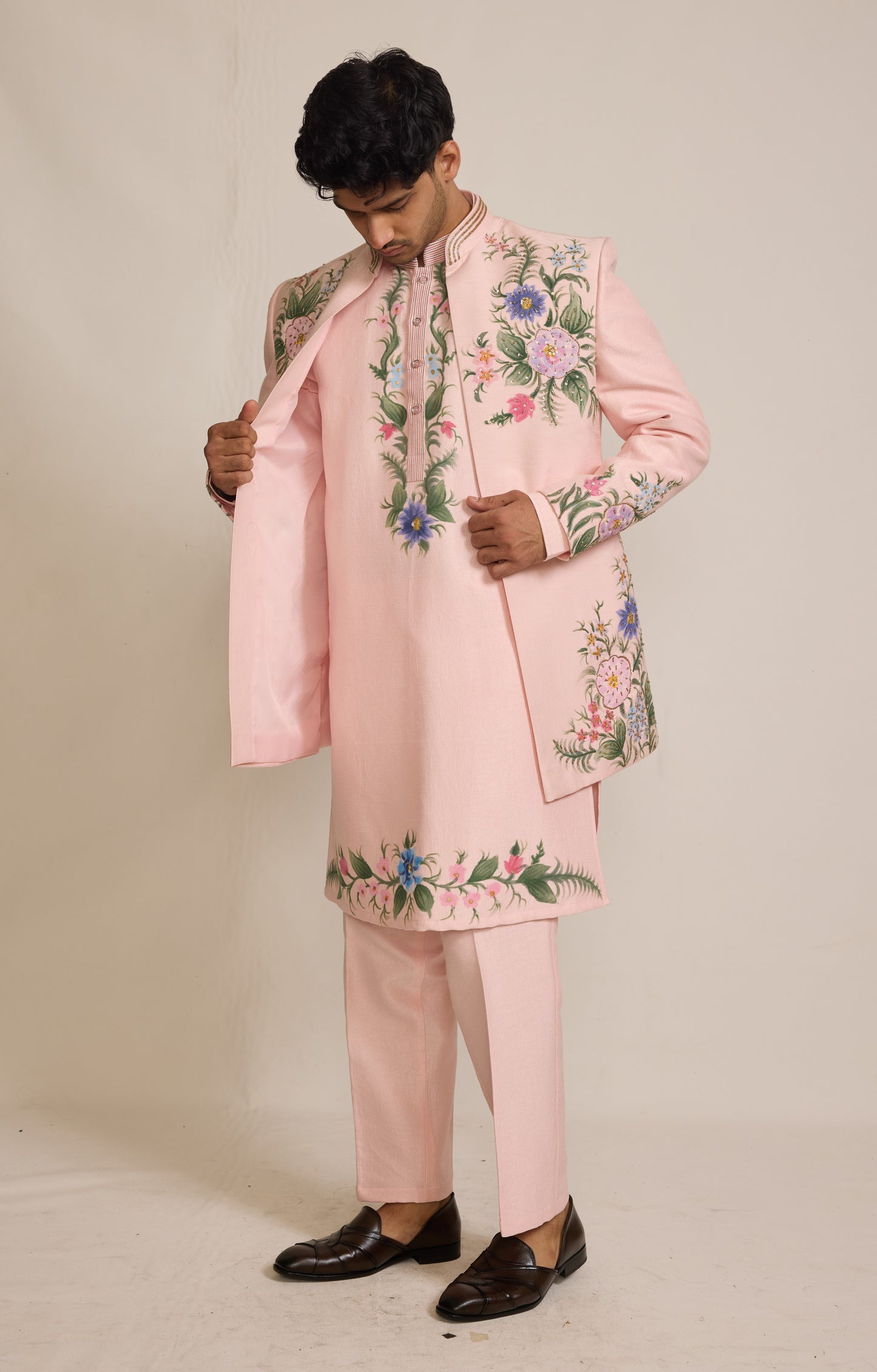 Pink Colour Indo western(ME-MINW_IW 541)