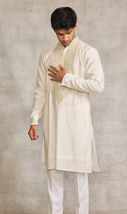 Cream Colour Kurta Set(ME-MKUS_SSK 38)