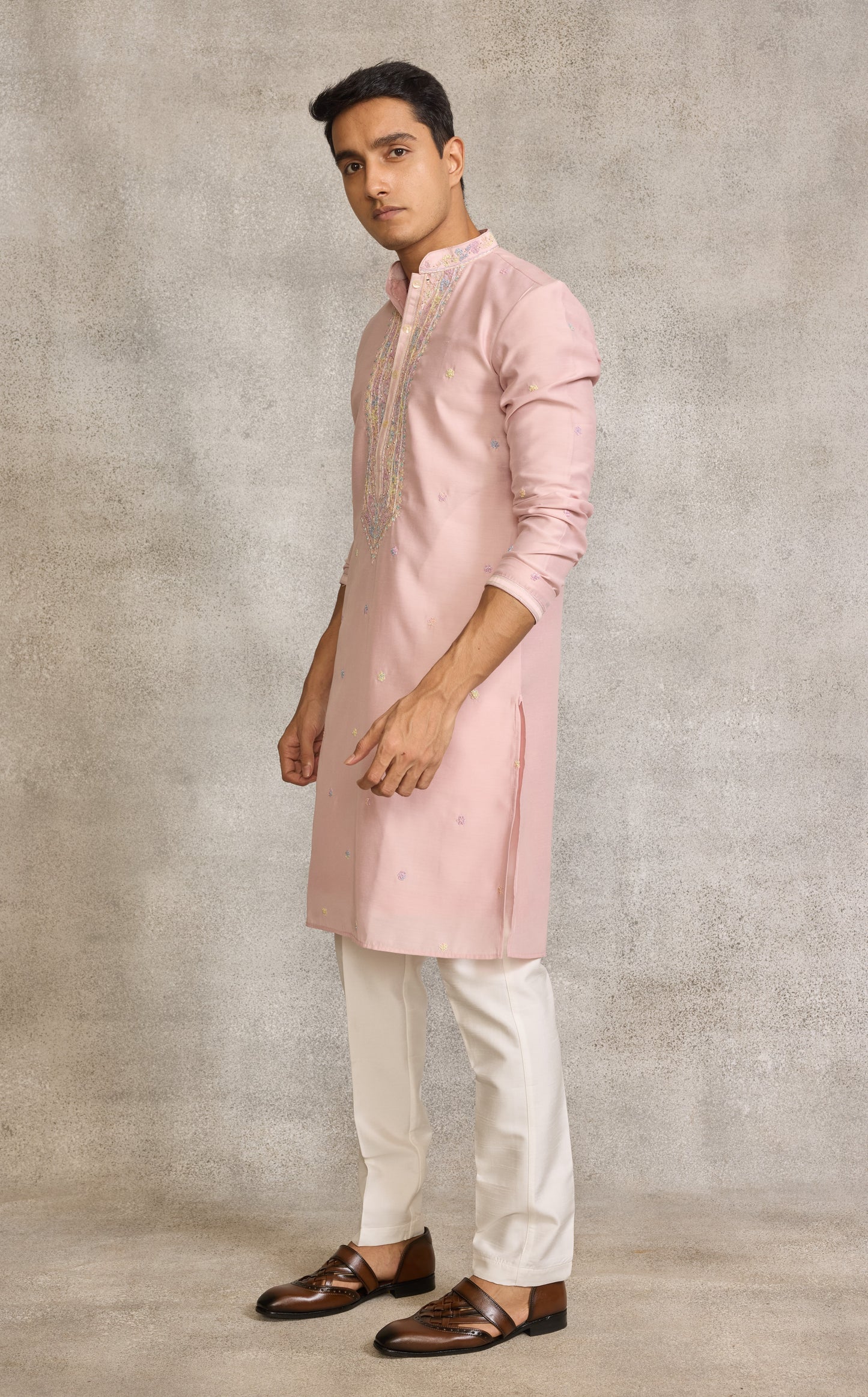 Pink Colour Kurta Set(ME-MKUS_059)
