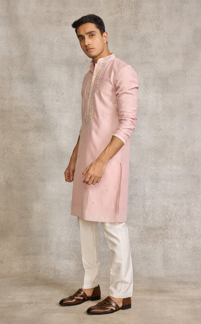 Pink Colour Kurta Set(ME-MKUS_059)