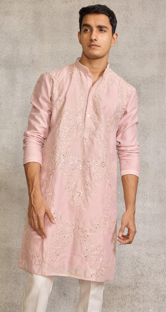 Pink Colour Kurta Set(ME-MKUS_SK 27)