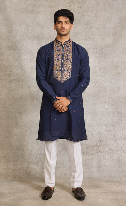 Blue Colour Kurta Set(ME-MKUS_SK 23)