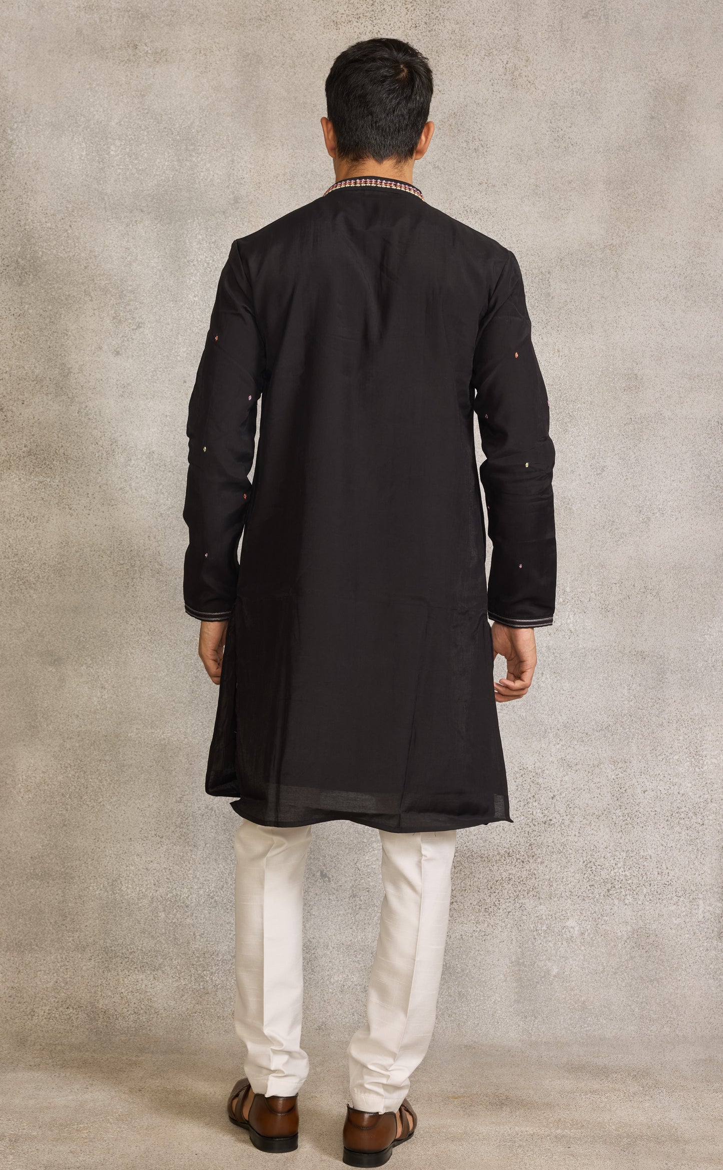Black Colour Kurta Set(ME-MKUS_SK 23 A)