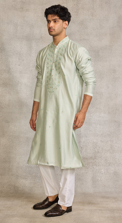 Pista Colour Kurta Set(ME-MKUS_6445)