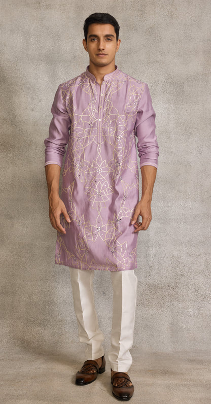 Lilac Colour Kurta Set(ME-MKUS_SK 27)
