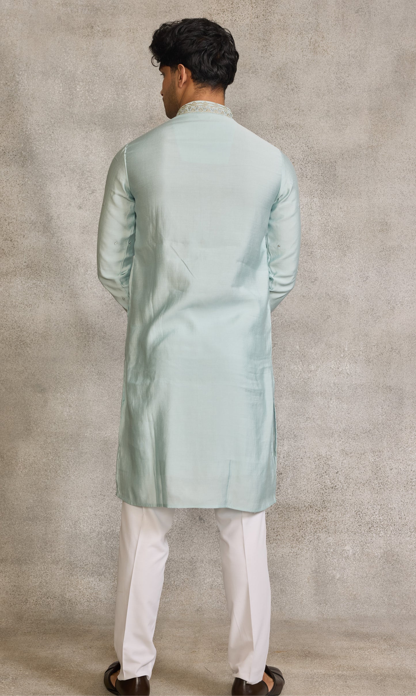 Sea Blue Colour Kurta Set(ME-MKUS_SSK 38)