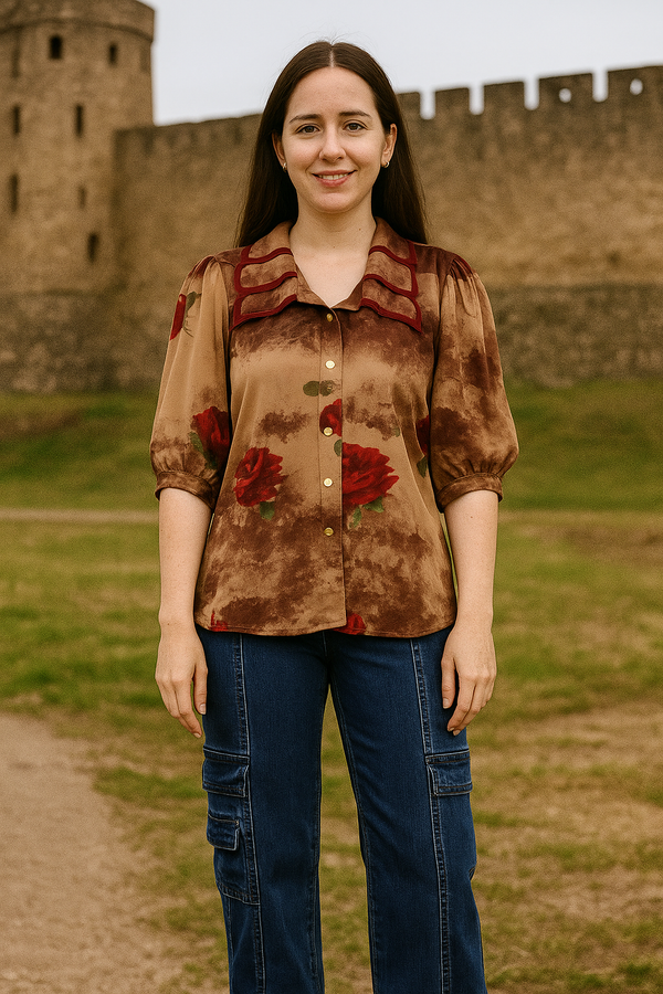 Brown Colour Top(LC-WTOP_12625)