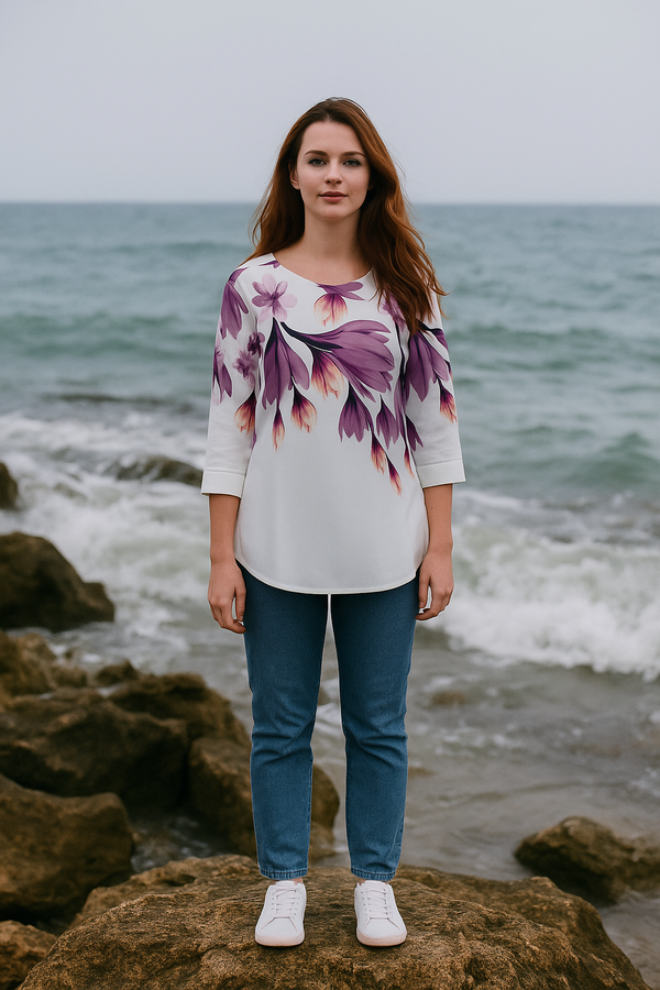 Purple Colour Top(LC-WTOP_8723)