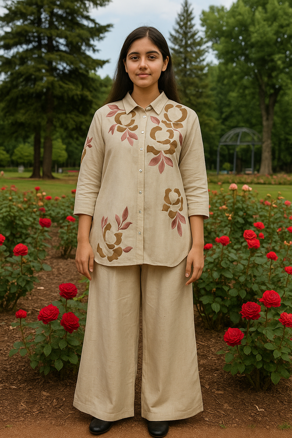 Natural Colour Co-Ord Set(LC-WCOS_84973)
