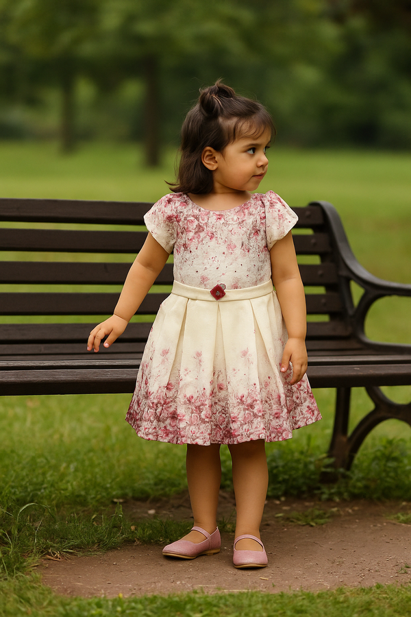 Pink Colour Party Frock(GE-GFRP_646)