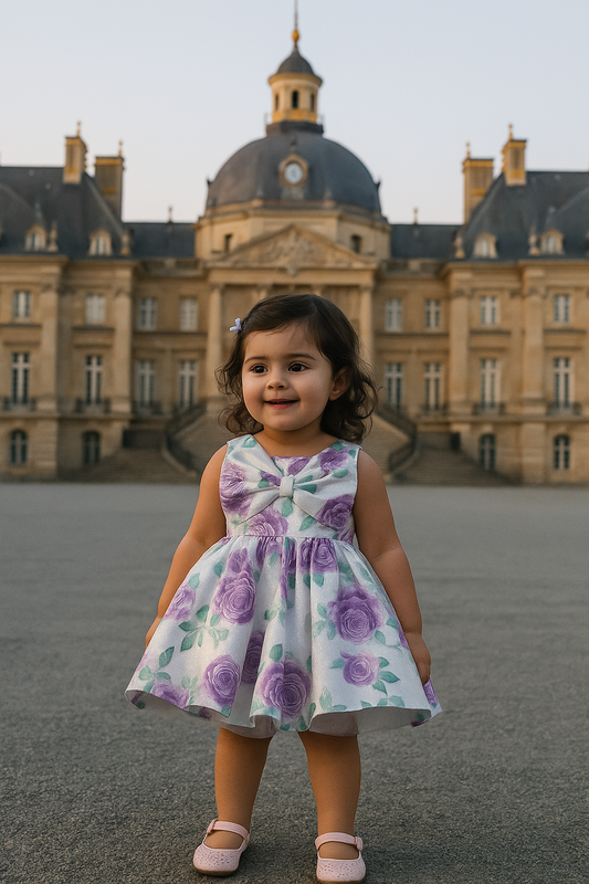 Lavender Colour Party Frock(GE-GFRP_400)