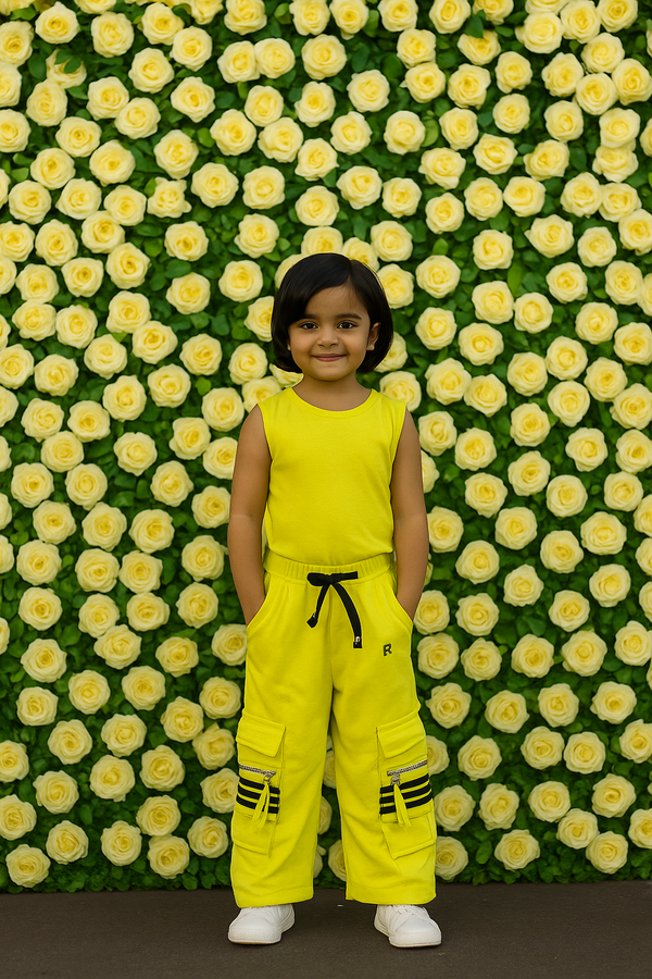 Neon Green Colour Track Pant(GC-GBTM_3191)