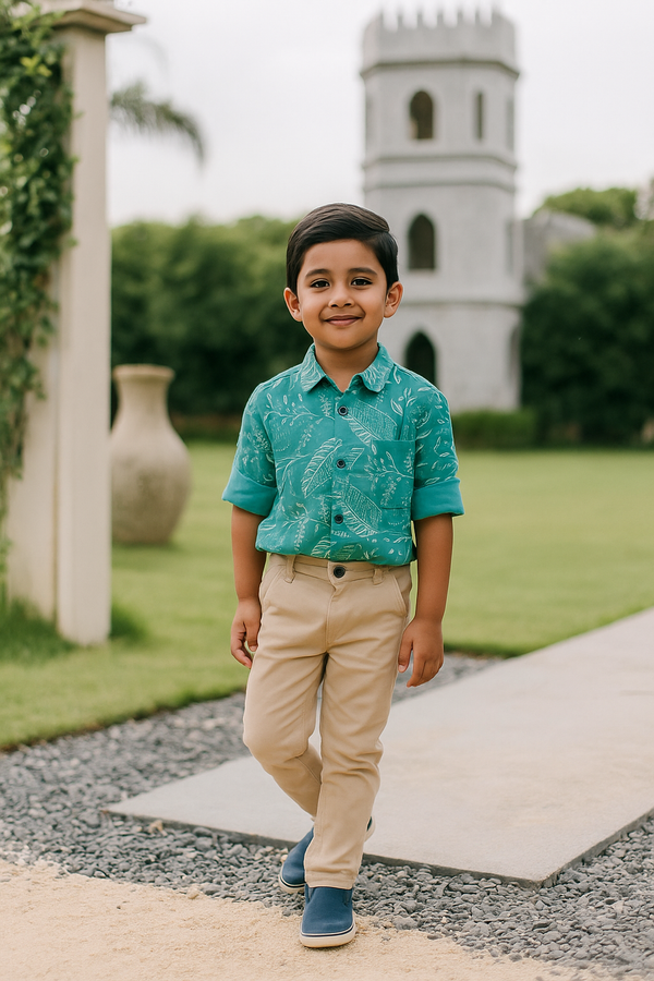 Sea Green Colour Shirt(BC-BSHC_56685)