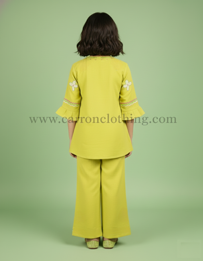Lime Green Colour Kurti Set (GC-GKUS_4366)