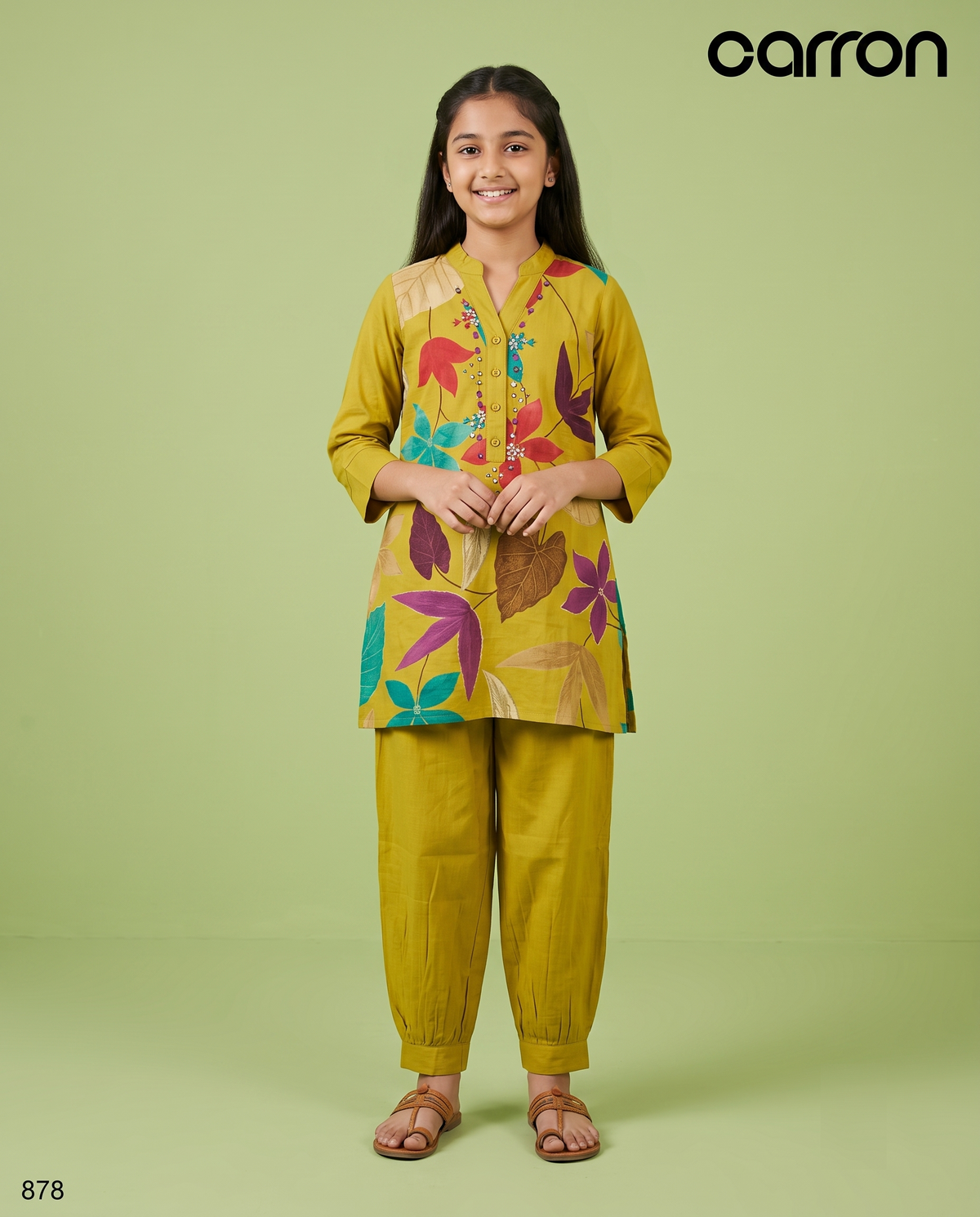 Green Colour Kurti Set(GC-GKUS_878)
