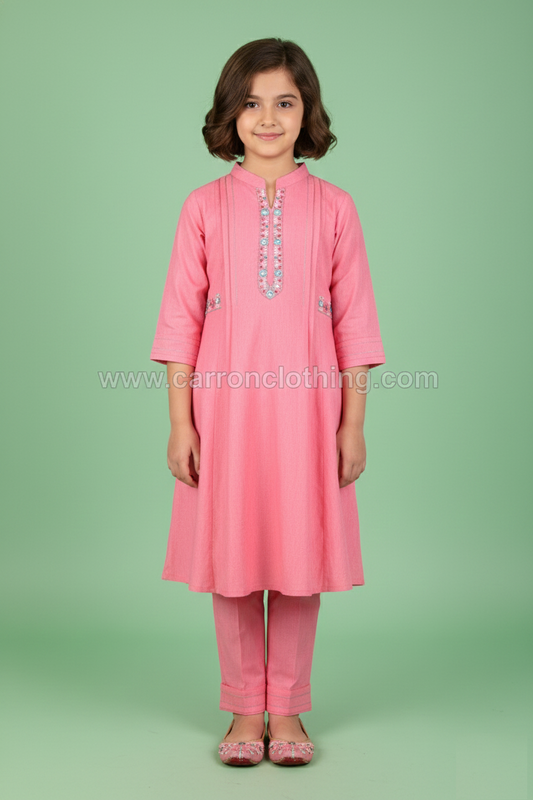 Pink Colour Kurti Set (GC-GKUS_966)