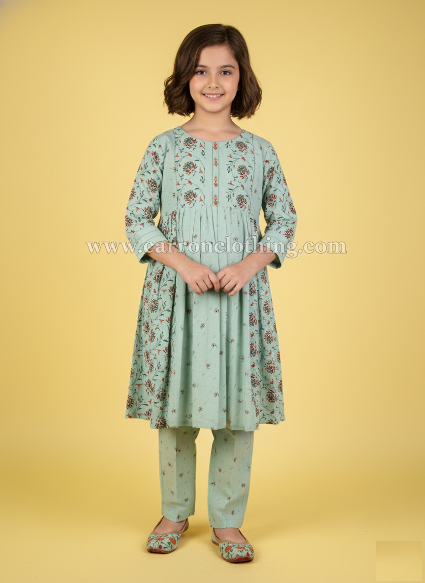 Green Colour Kurti Set (GC-GKUS_994)
