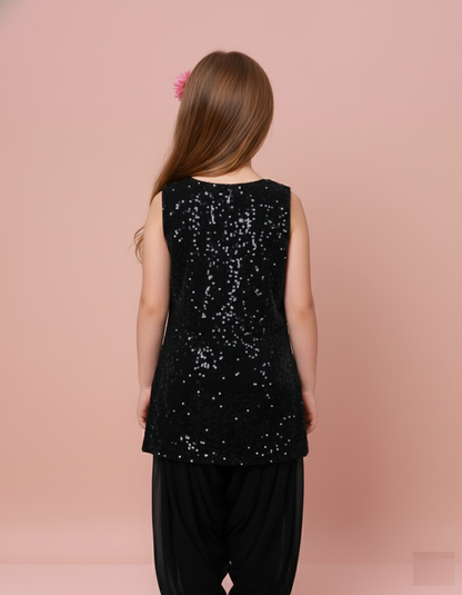 Black Colour Chudidar(GE-GCHU_6045)