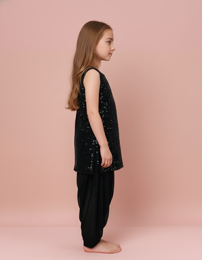 Black Colour Chudidar(GE-GCHU_6045)