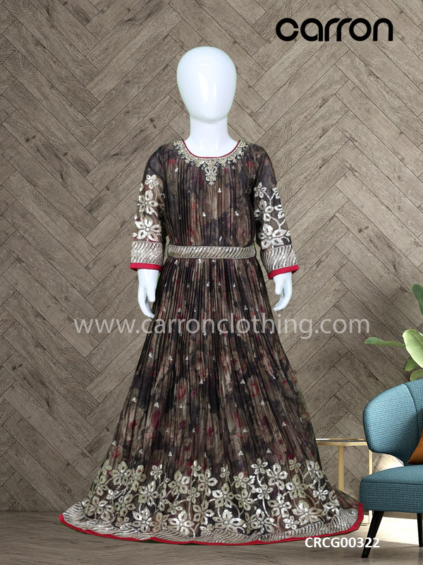 Brown Colour Long Gown (GE-GGWN_21854)