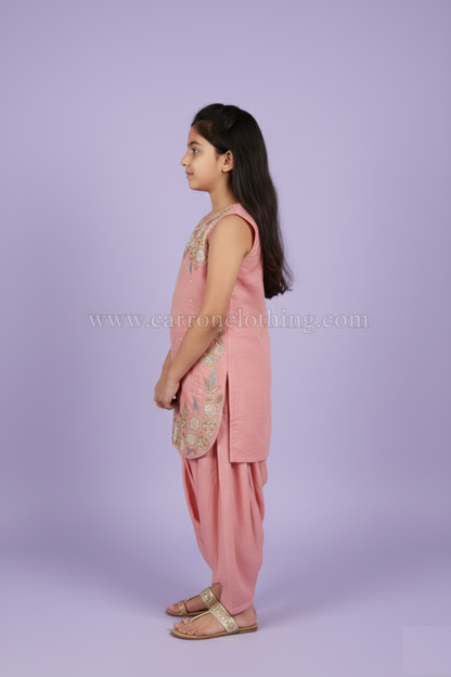 Carrot Colour Chudidar(GE-GCHU_1291)