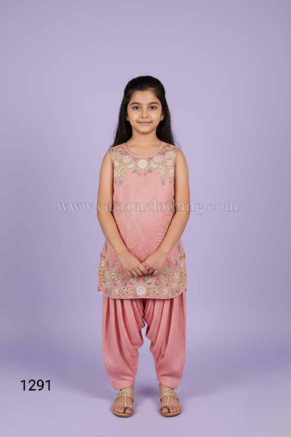 Carrot Colour Chudidar(GE-GCHU_1291)