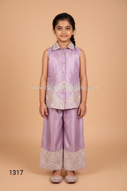 Purple Colour Chudidar(GE-GCHU_1317)