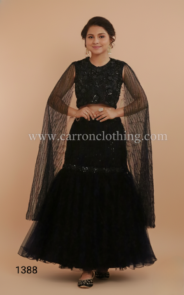 Navy Blue Colour Ghaghra Choli(GE-GGHC_1338)