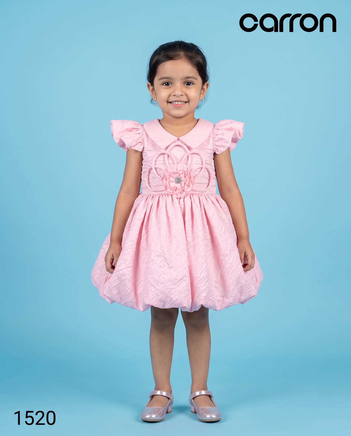 Pink Colour Party Frock(GE-GFRP_1520)