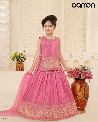 Pink Colour Ghaghra Choli(GE-GGHC_1715)