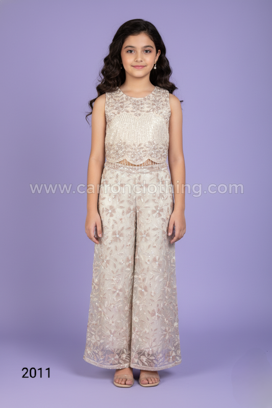 Chickoo Colour Plazo Set(GE-GPZS_2011)