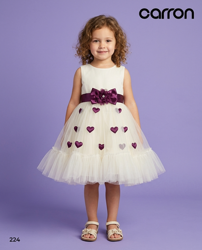 Cream Colour Party Frock(GE-GFRP_224)