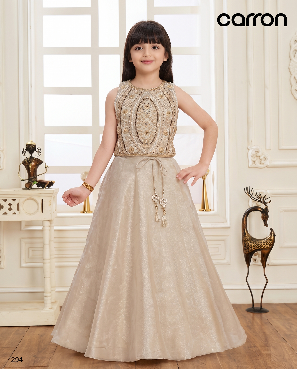 Gold Colour Ghaghra Choli(GE-GGHC_294)