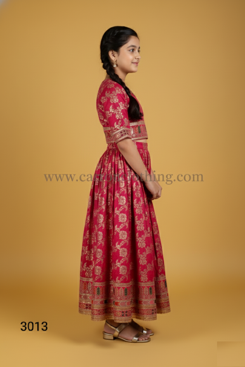 Rani Colour Ghaghra Choli(GE-GGHC_3013)