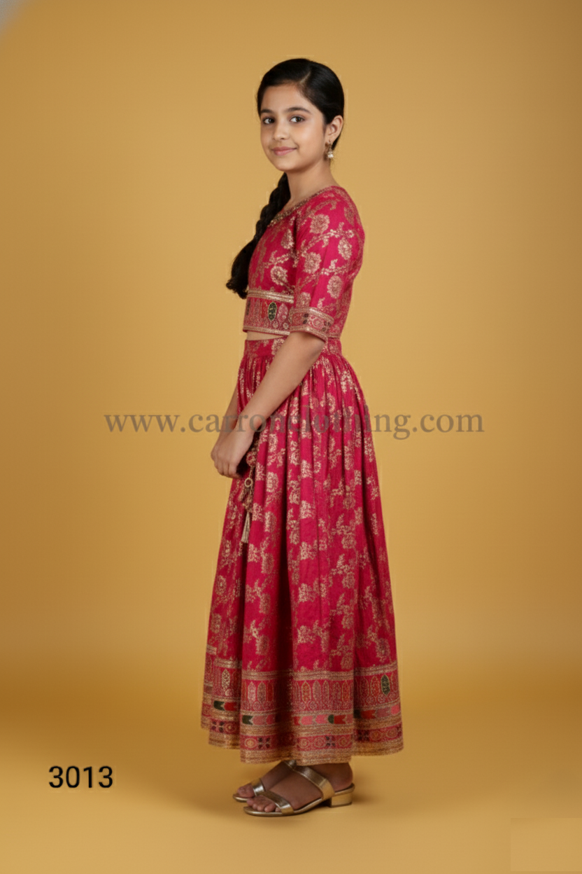 Rani Colour Ghaghra Choli(GE-GGHC_3013)