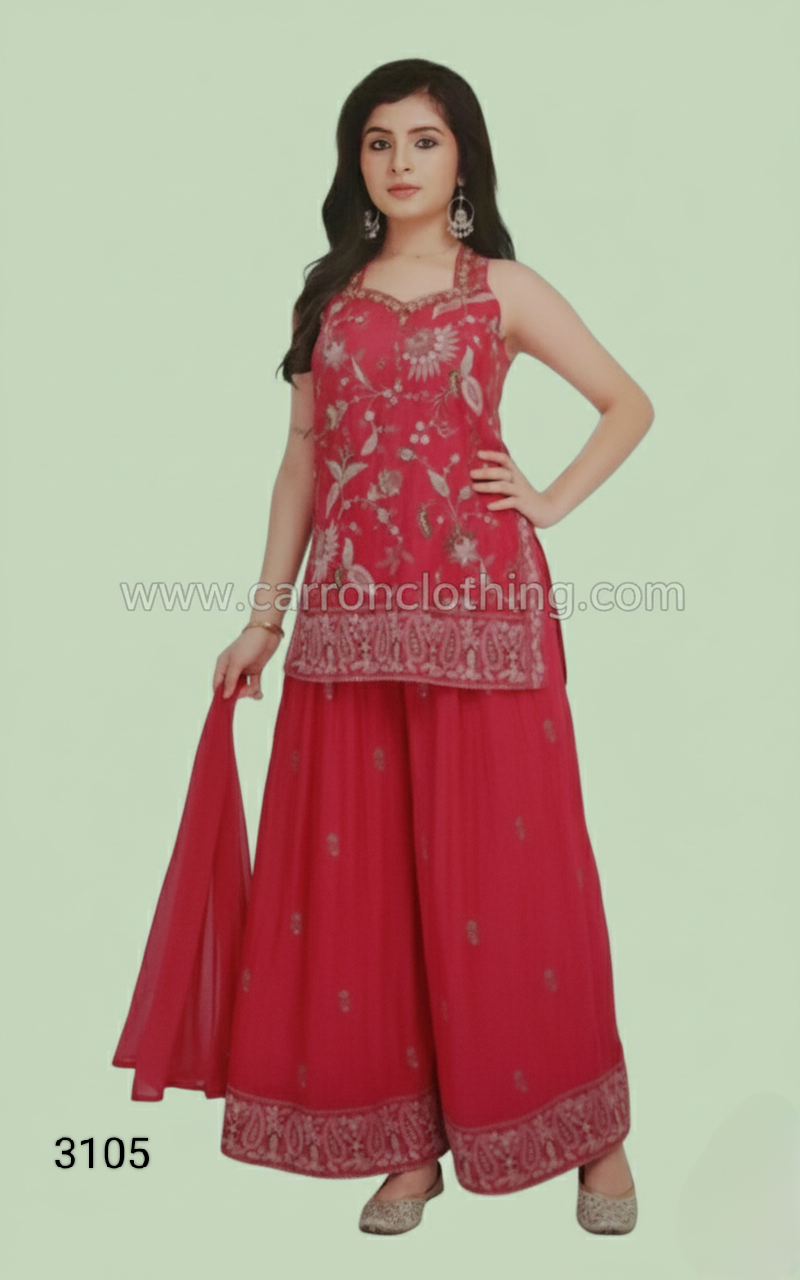 Rani Colour Plazo Set(GE-GPZS_3105)