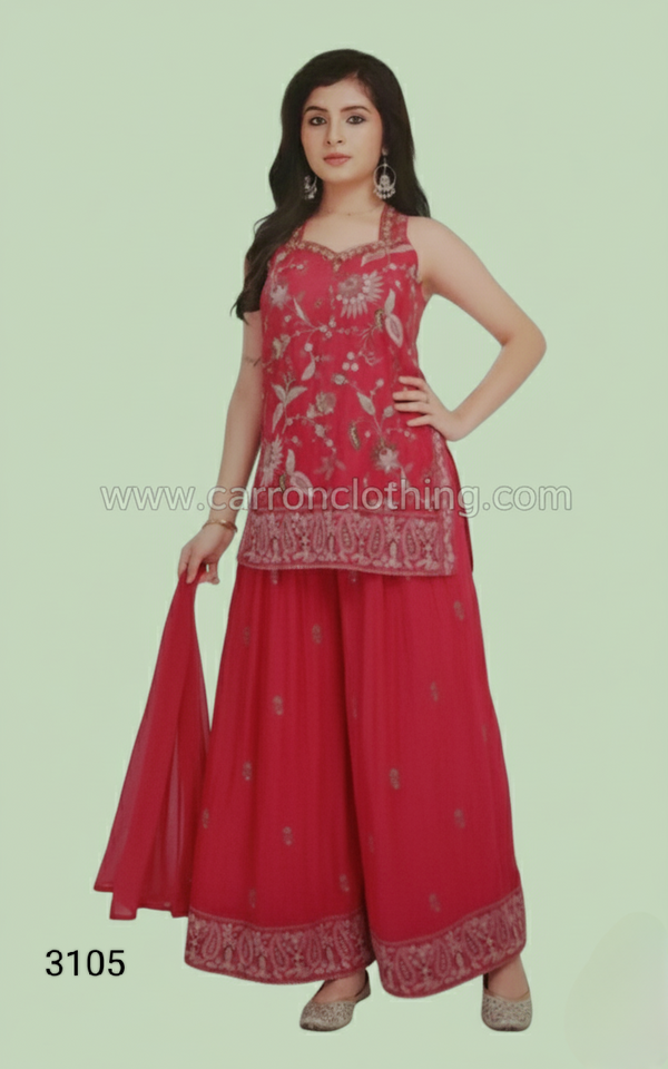 Rani Colour Plazo Set(GE-GPZS_3105)