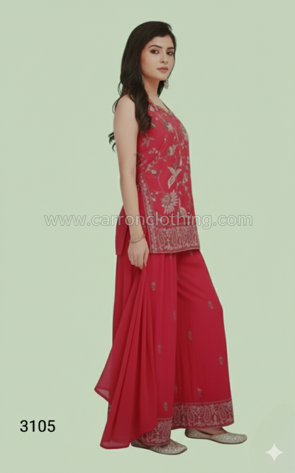 Rani Colour Plazo Set(GE-GPZS_3105)